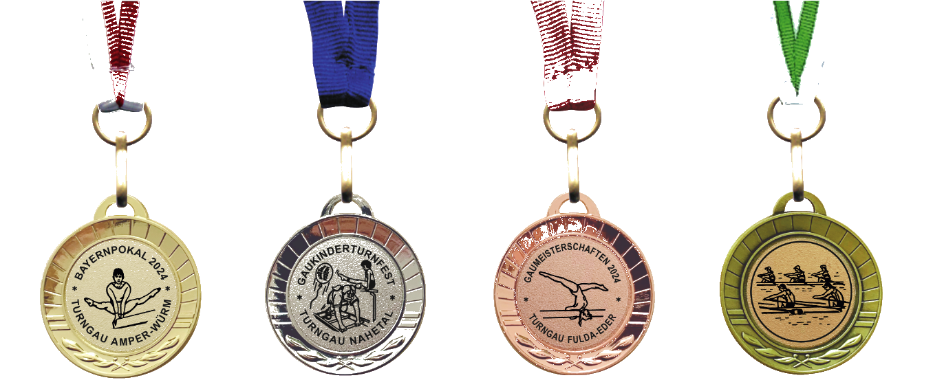 Medaille m524 – TOP Jahresmedaille 2024 in vier Farben