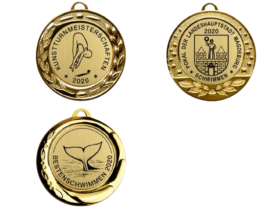 Medaillen m918 und m919 – Größe 70 mm