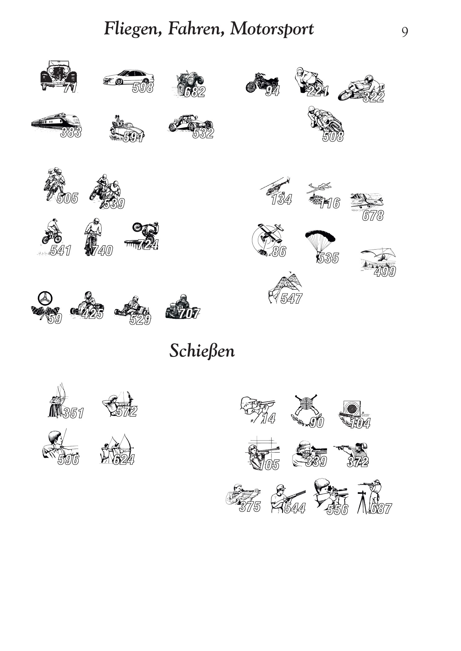 Fliegen, Fahren, Motorsport