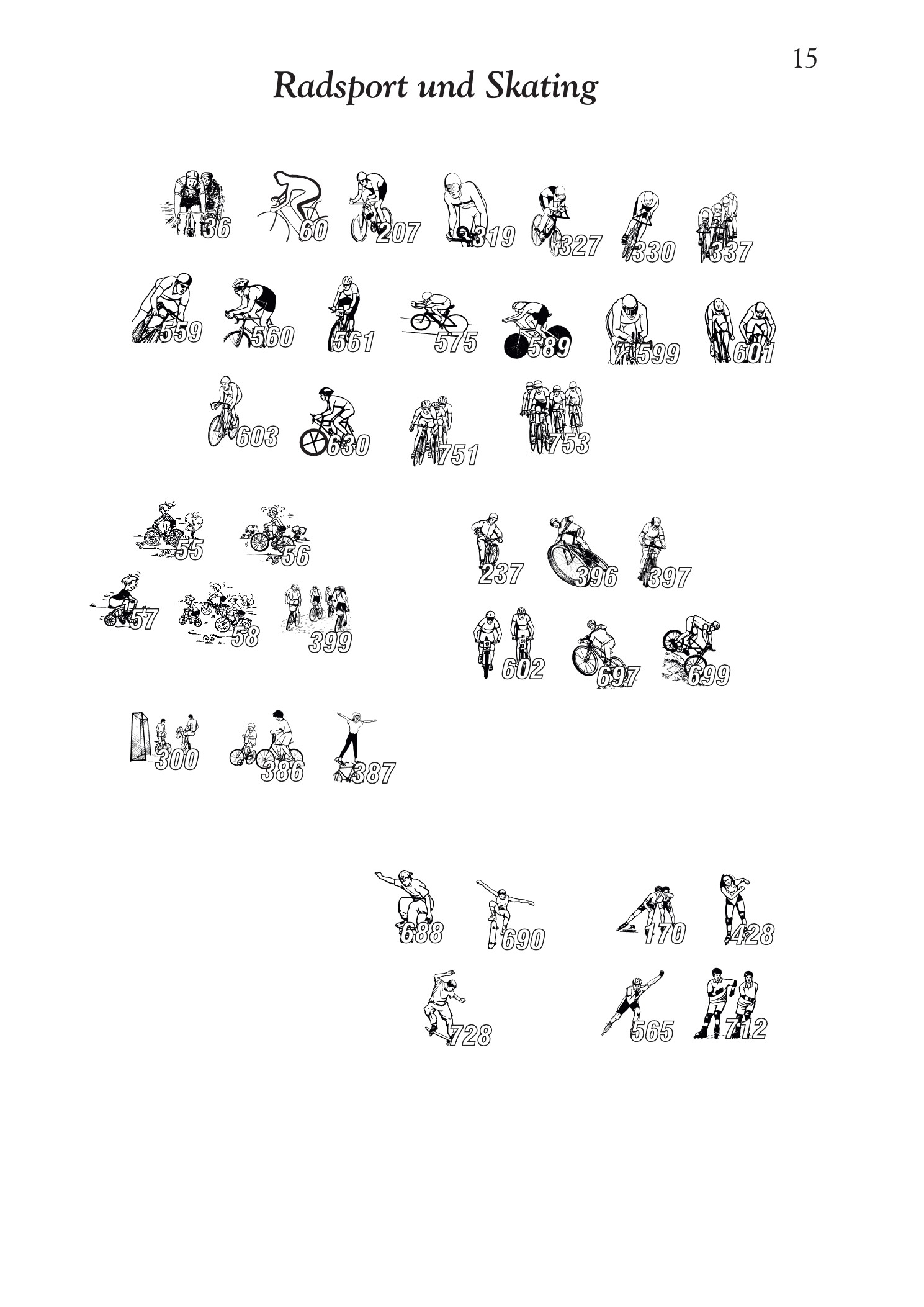 Radsport und Skating