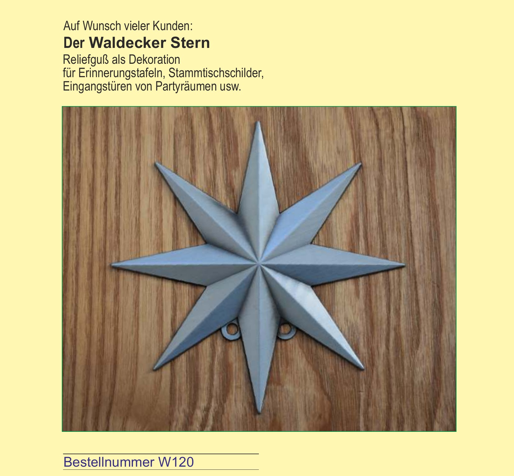 Waldecker Stern W120